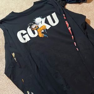 Mens Longsleeve Goku Dragonball Z Size XL